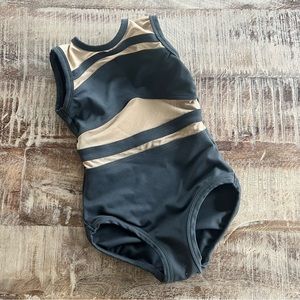 Five Dancewear girls gray leotard Size Child Medium